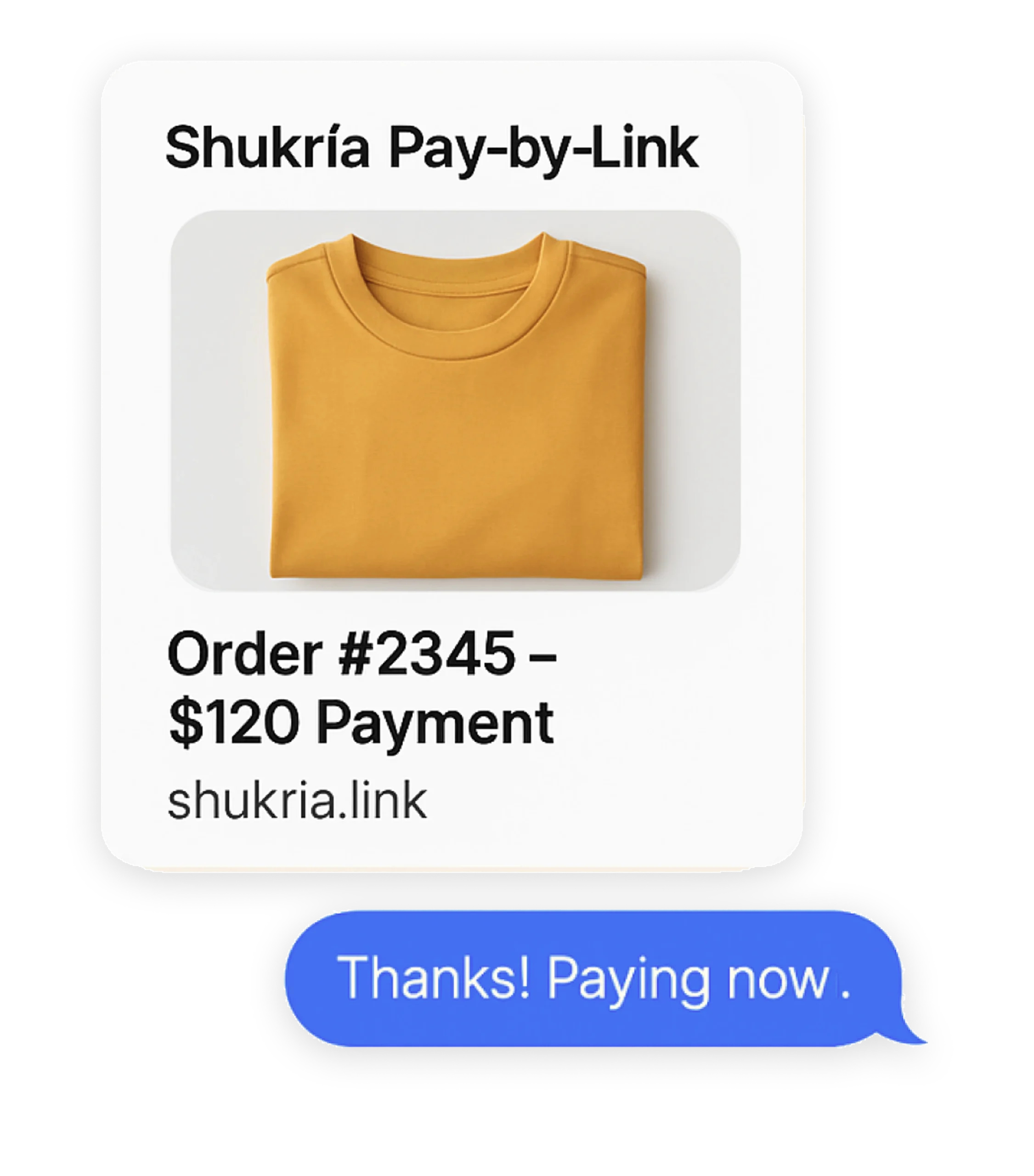 Shukria Pay-by-Link